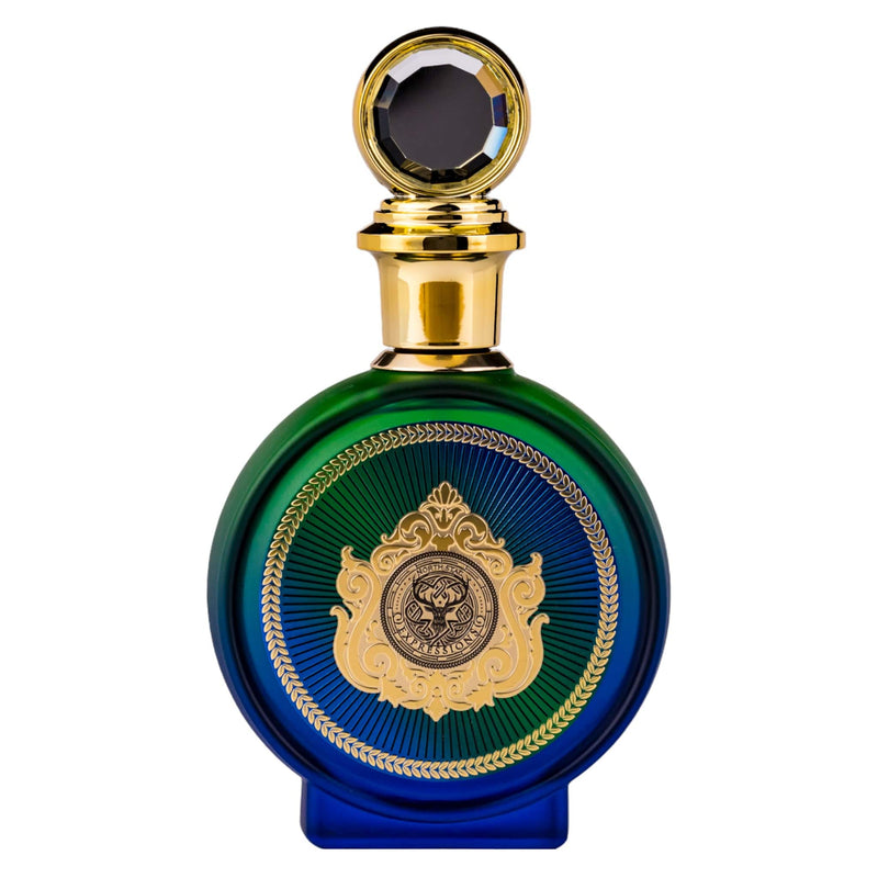 Frasco do perfume North Stag Expressions Un I Paris Corner EDP 100ml Unisex, família amadeirado e âmbar.