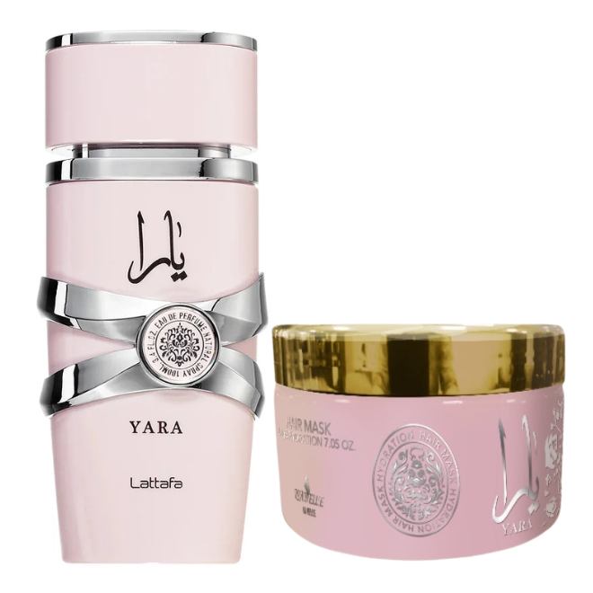 Frasco do perfume Combo Yara 100ml + Hidratante Corporal 200GR - Isabelle La Belle, família doce/gourmand e.