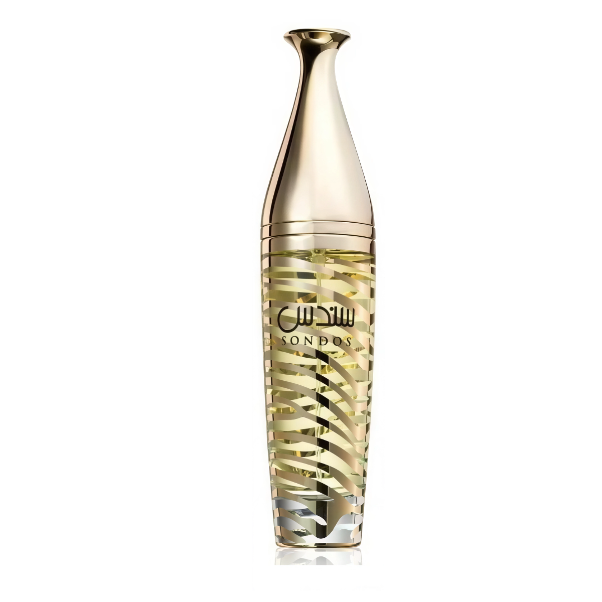 Frasco do perfume Sondos Lattafa Eau De Parfum 100ml Feminino, família floral e doce/gourmand.