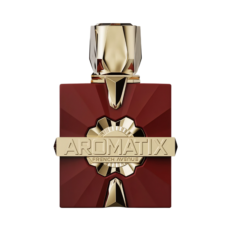 Frasco do perfume Carnal Desire French Avenue 100ml EDP, família amadeirado e âmbar.
