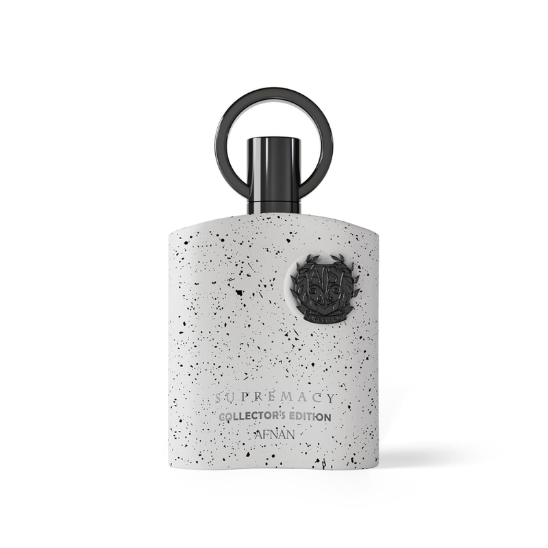 Frasco do perfume Supremacy Collector's Edition Afnan Edp 100ml Masculino, família amadeirado e âmbar.