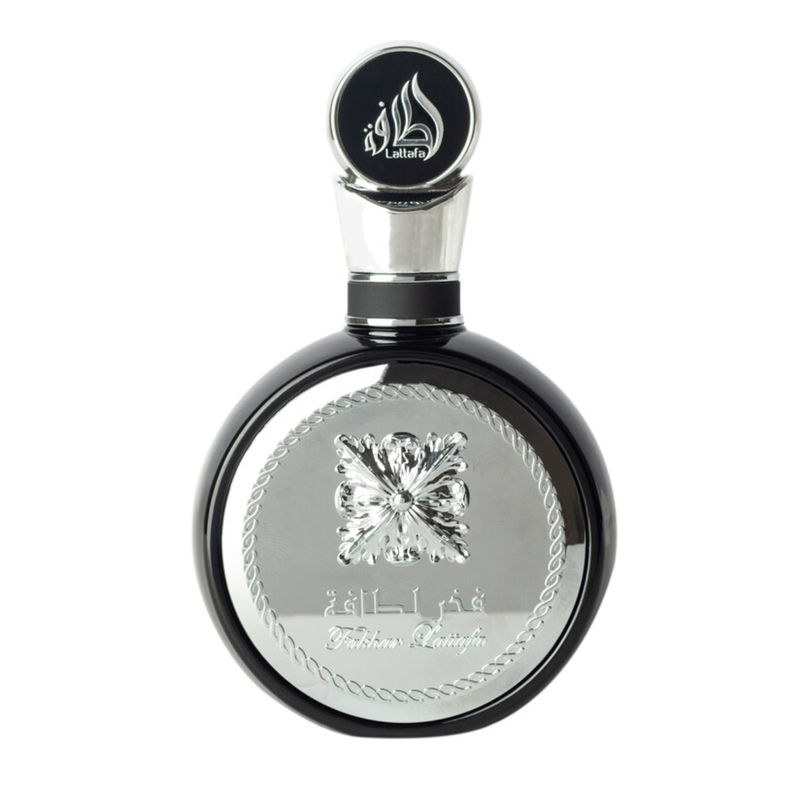 Frasco do perfume Fakhar Lattafa Pride Eau De Parfum 100ml Masculino, família amadeirado e especiado.