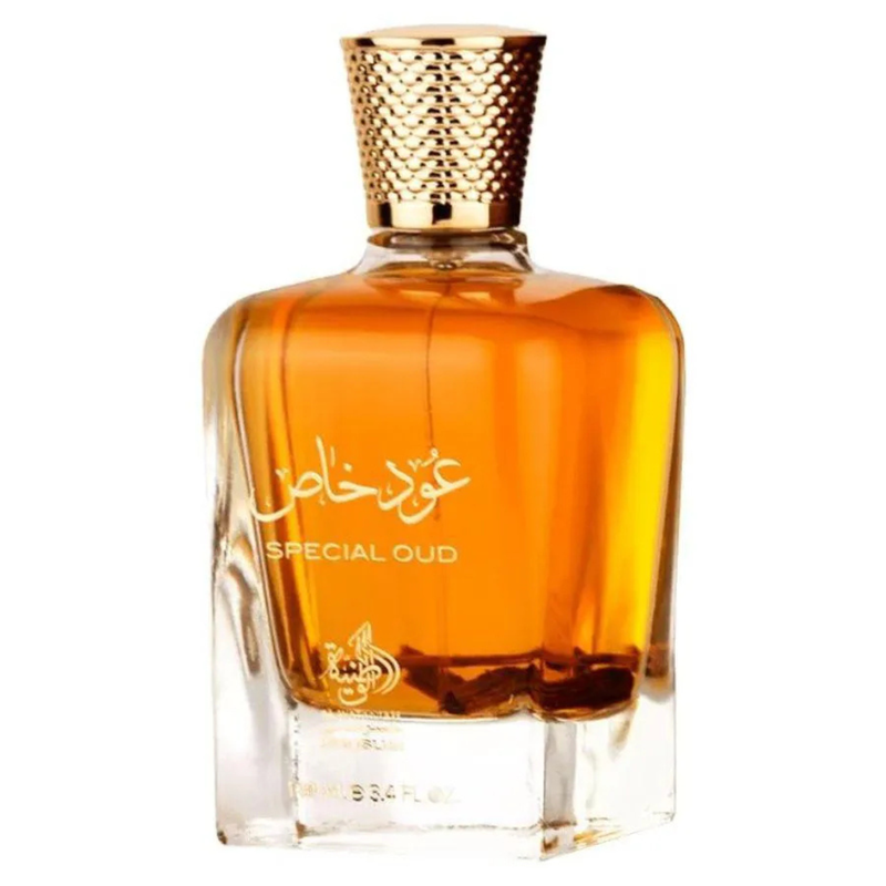 Frasco do perfume Special Oud Al Wataniah Eau De Parfum 100ml Unisex, família especiado.