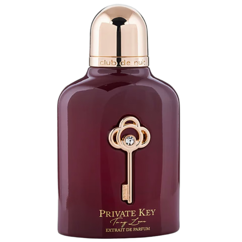 Frasco do perfume Private Key To My Love Armaf 100ml EDP Unissex, família amadeirado e âmbar.