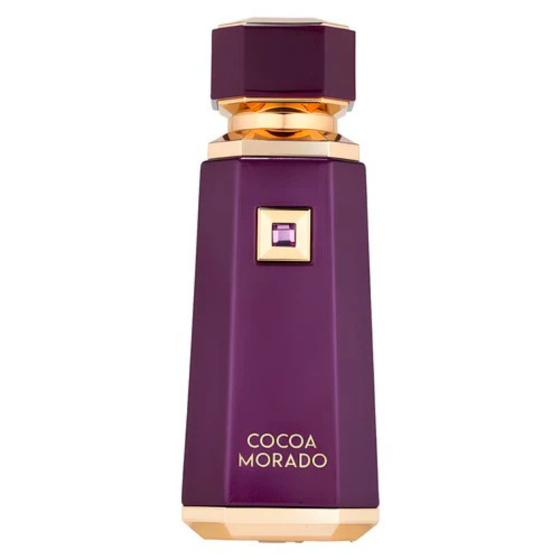 Frasco do perfume Cocoa Morado French Avenue 100ml EDP, família amadeirado e âmbar.