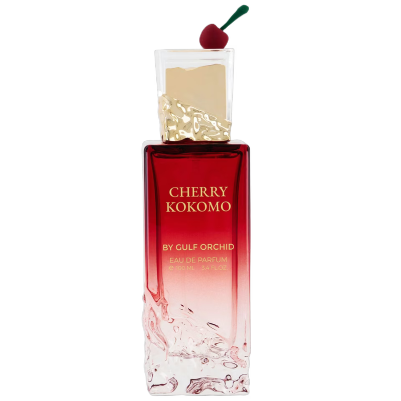 Frasco do perfume Cherry Kokomo Gulf Orchid 100ml EDP, família doce/gourmand e floral.