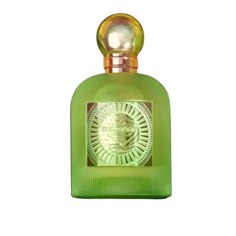 Frasco do perfume Pear Potion Paris Corner Eau De Parfum 100ml, família amadeirado e âmbar.