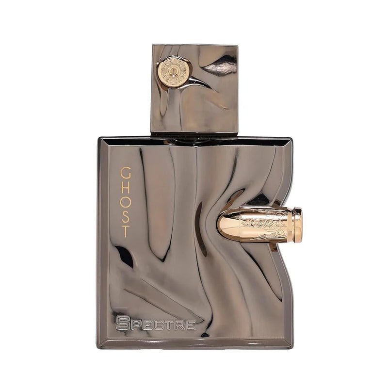Frasco do perfume Spectre Ghost French Avenue Eau De Parfum 80ml Masculino, família amadeirado e âmbar.