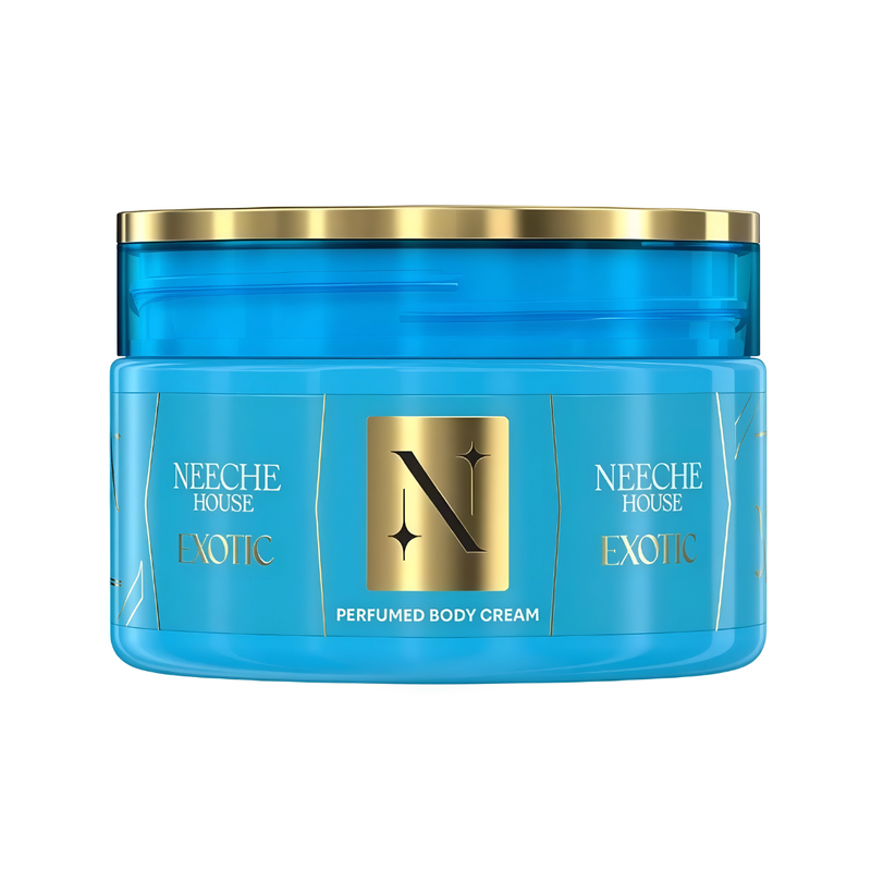 Frasco do perfume NeecheHouseExotic, da Neeche House, família doce/gourmand e floral.