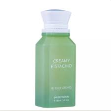 Frasco do perfume Creamy Pistachio Gulf Orchid 100ml EDP Unissex, família amadeirado e âmbar.