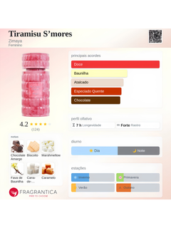 Perfume Árabe Zimaya Tiramisu S'mores EDP