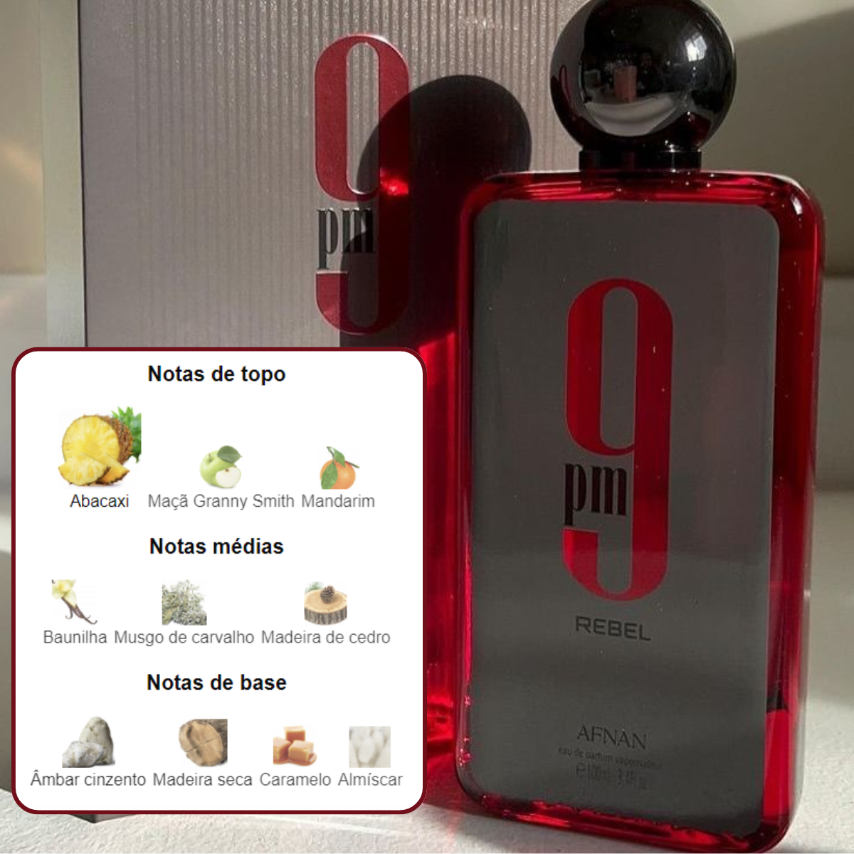 9 Pm Rebel Afnan Eau De Parfum 100ml Unisex