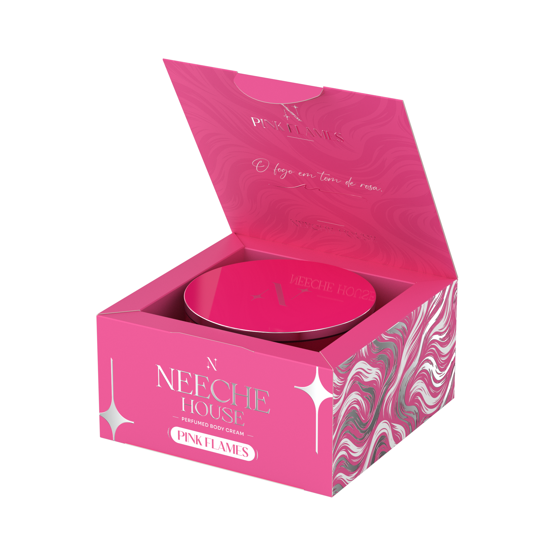 Hidratante Corporal Pink Flames 200ml - Neeche House