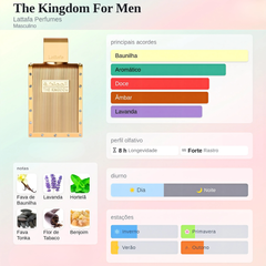 The Kingdom Lattafa Eau De Parfum 100ml masculino