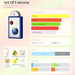 Perfume Árabe Art of Universe Lattafa 100ml EDP Masculino
