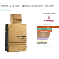 Perfume Árabe Amber Oud Black Al Haramain 60ml EDP
