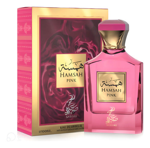 Perfume Árabe Hamsah Pink Sahari 100ml EDP Feminino Floral