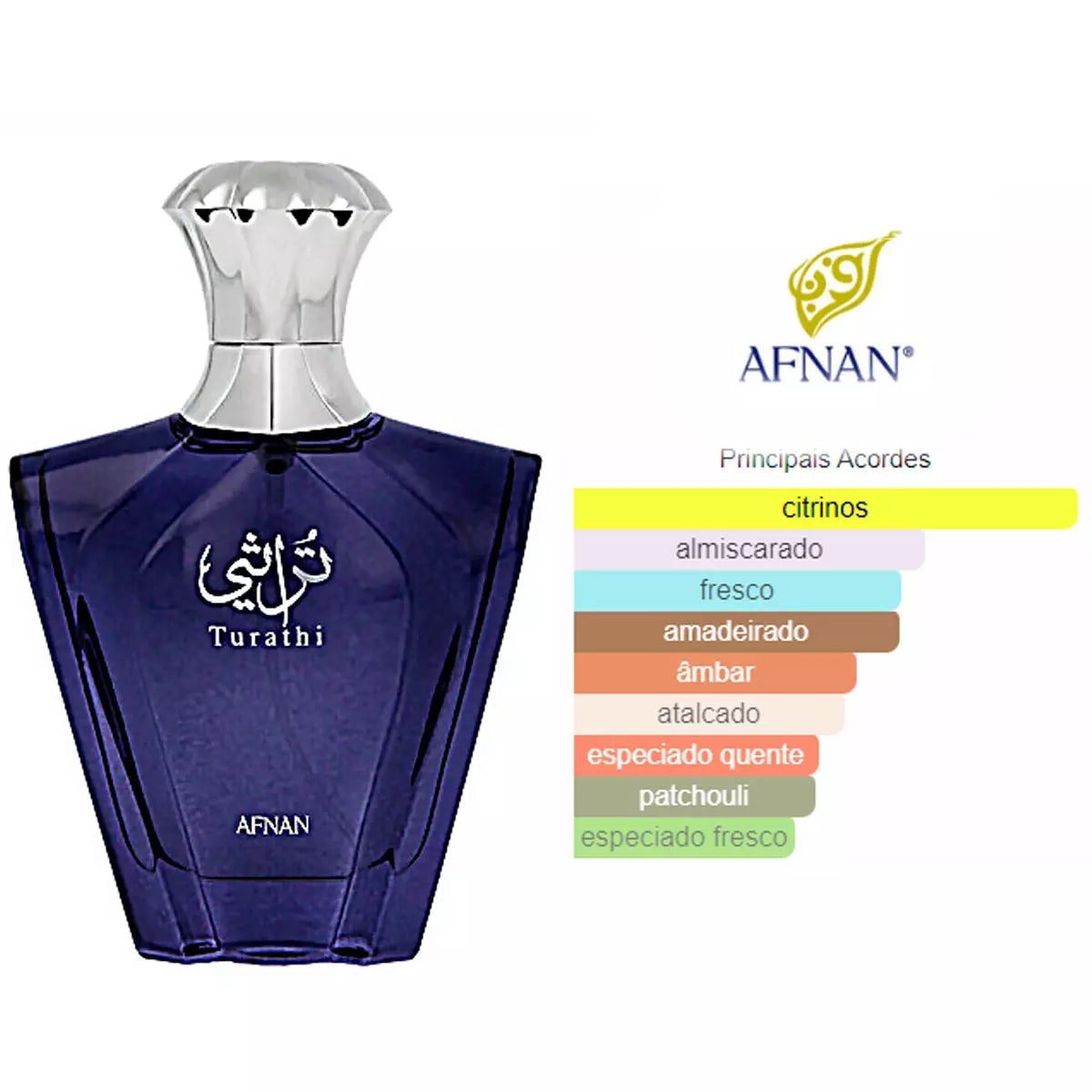 Turathi Blue Afnan Eau De Parfum 90ml Masculino