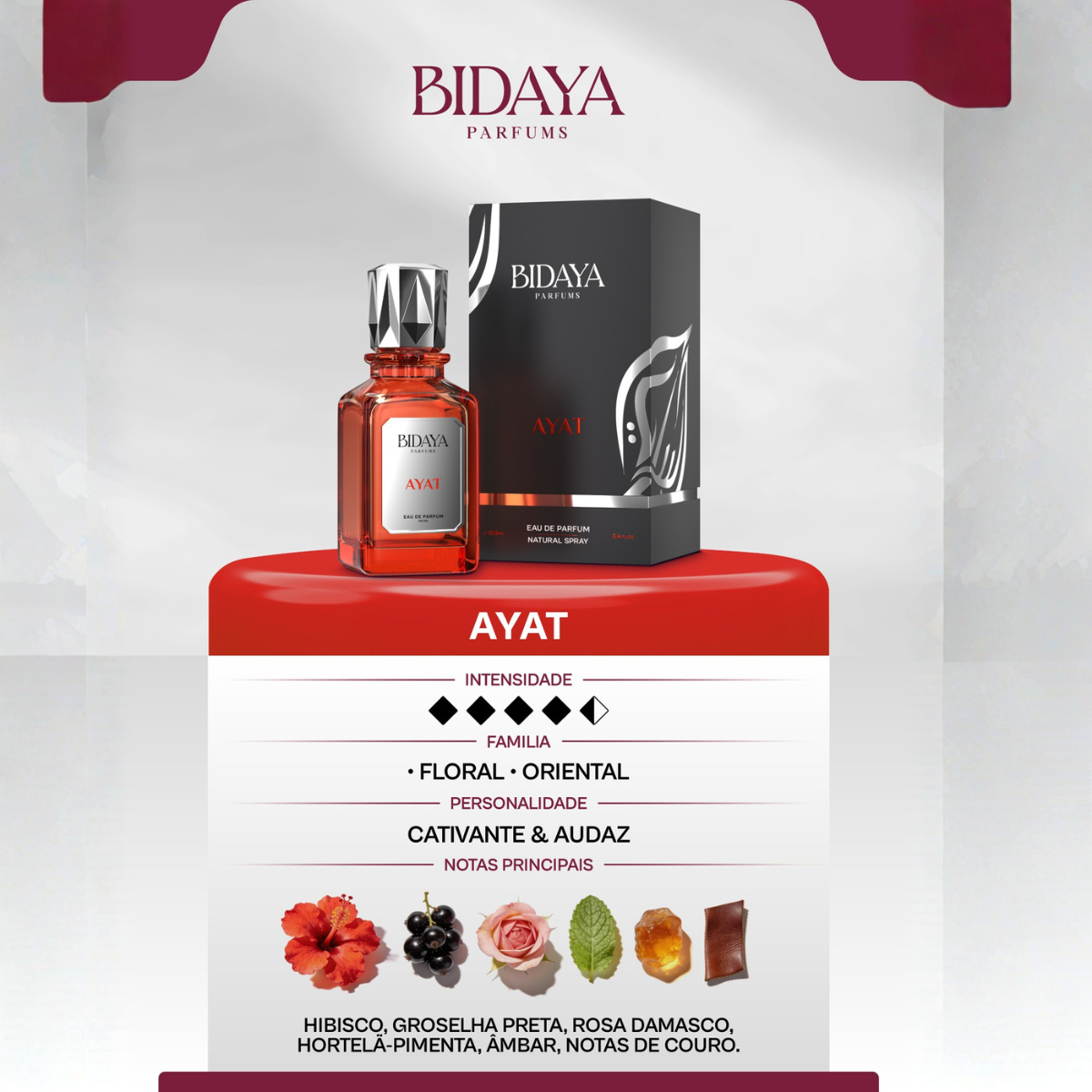 Perfume Árabe Bidaya Ayat 100ml Eau De Parfum 