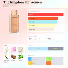 The Kingdom Lattafa Eau De Parfum 100ml Feminino