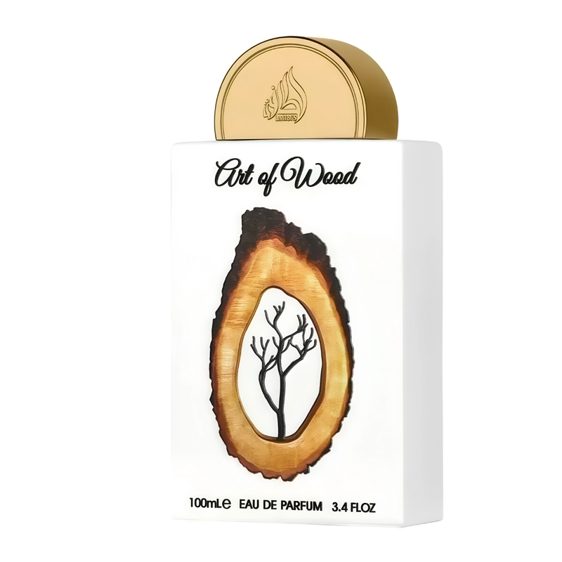 Frasco do perfume Art Of Wood Lattafa Pride EDP 100ml Unisex, família amadeirado e âmbar.