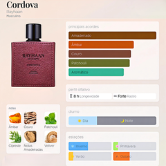Perfume Árabe Cordova Rayhaan 100ml EDP Masculino