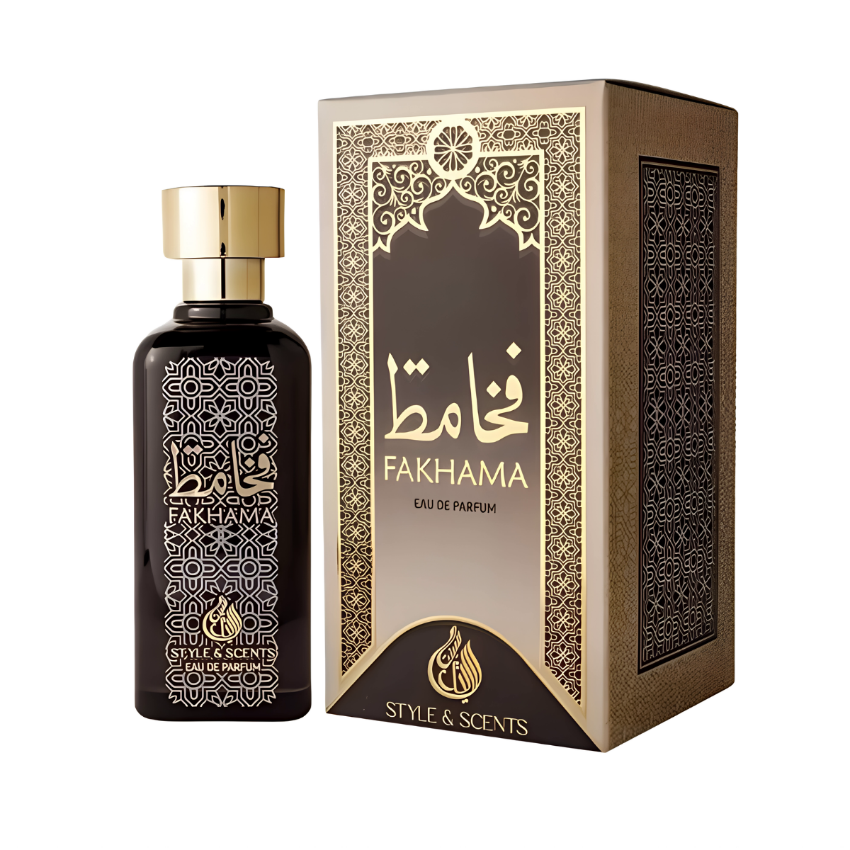 Perfume Árabe Fakhama Style & Scent 100ml EDP Amadeirado