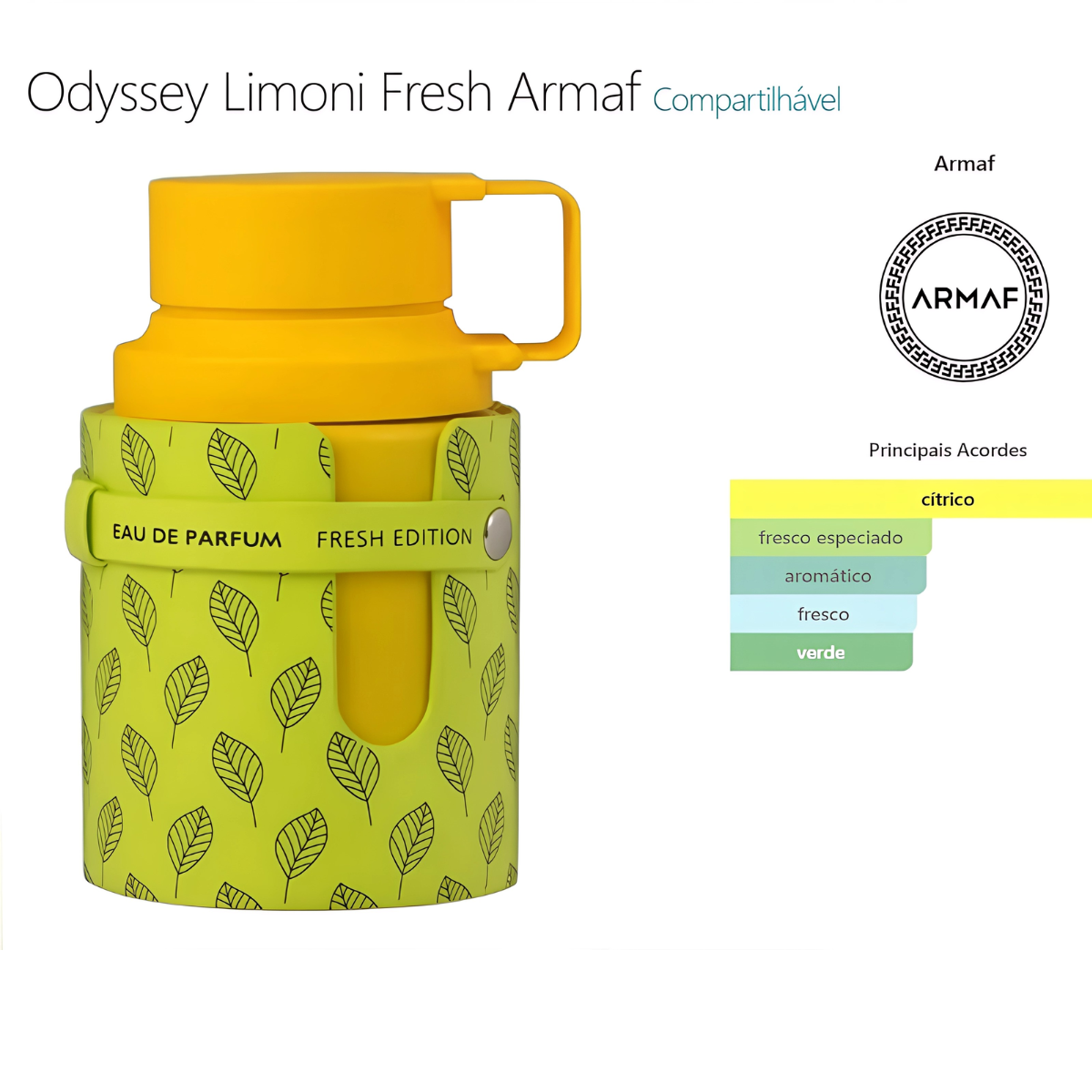 Odyssey Limoni Fresh Edition Armaf  Edp 100ml masculino