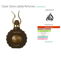Perfume Árabe Classic Stone Lattafa 100ml EDP Unissex