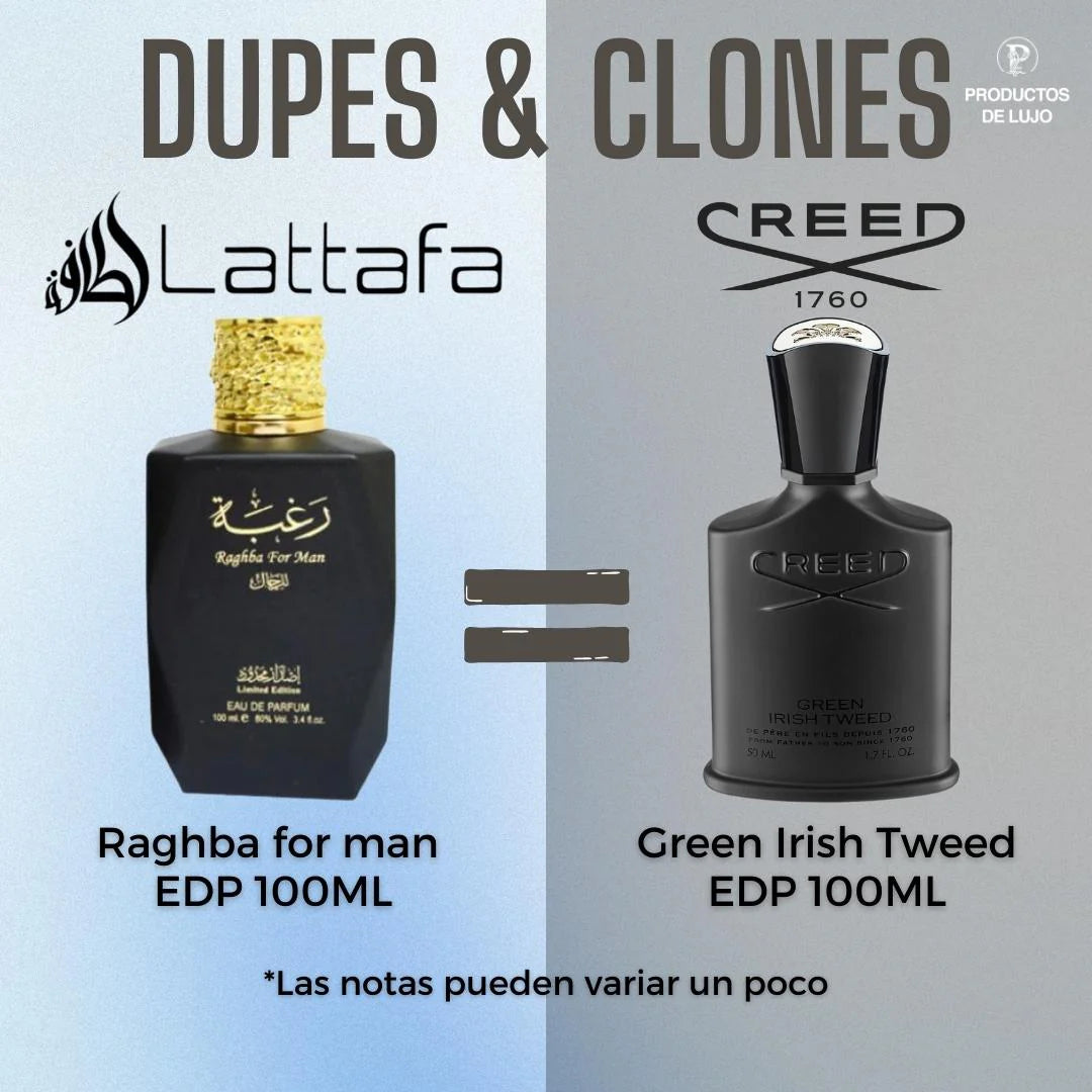 Raghba For Man Lattafa EDP 100ml + Deo Limited Edition