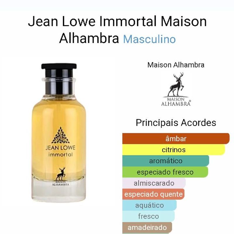 Jean Lowe Immortal Maison Al Hambra Edp 100ml Masculino
