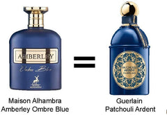 Perfume Árabe Amberley Ombre Blue Maison Al Hambra 100ml EDP Unissex