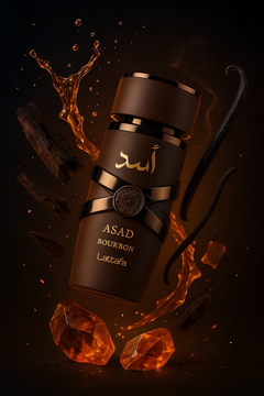 Perfume Árabe Asad Bourbon Lattafa 100ml EDP Unissex