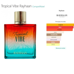 Perfume Árabe Tropical Vibe Rayhaan 100ml EDP Unissex Floral