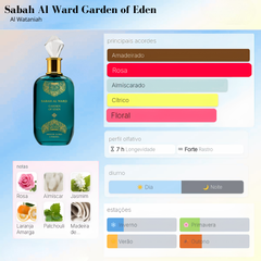 Perfume Árabe Sabah Garden of Eden Al Wataniah 100ml EDP