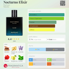 Perfume Árabe Nocturno Elixir Rayhaan 100ml EDP Amadeirado