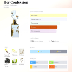 Her Confession Lattafa Eau De Parfum 100ml Feminino