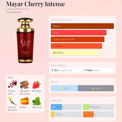 Mayar Cherry Intense EDP Lattafa 100ml feminino