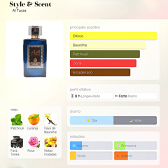 Perfume Árabe Al Turas Style & Scents 100ml EDP Unissex
