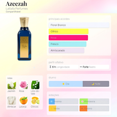 Azeezah Lattafa Eau De Parfum 100ml Unisex