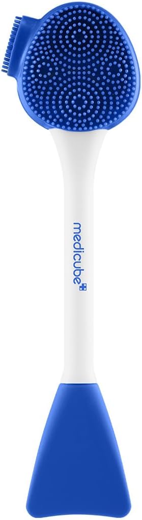 Frasco do perfume Multi Blackhead Pore Brush Medicube, família amadeirado e âmbar.