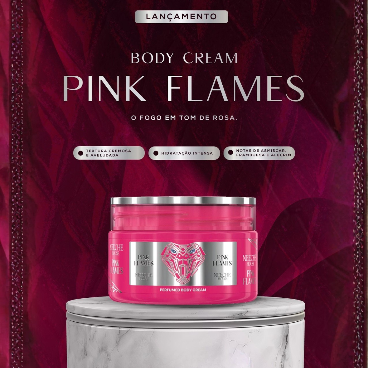 Hidratante Corporal Pink Flames 200ml - Neeche House
