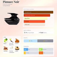 Perfume Pinnace Noir French Avenue 100ml EDP Masculino