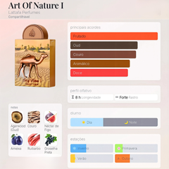 Perfume Árabe Art of Nature I Lattafa 100ml EDP Unissex