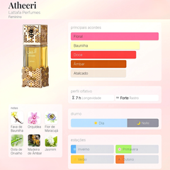Perfume Árabe Atheeri Lattafa 100ml EDP Feminino