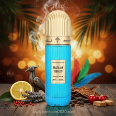 Perfume Árabe Brazilian Tobacco Ibraheem AlQurashi 200ml EDP Amadeirado