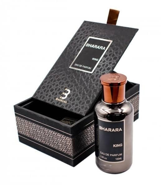 Perfume Árabe King Bharara 100ml EDP Amadeirado Masculino
