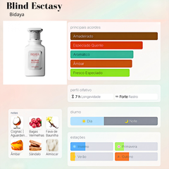 Perfume Árabe Blind Ecstasy Bidaya 100ml EDP Feminino Floral