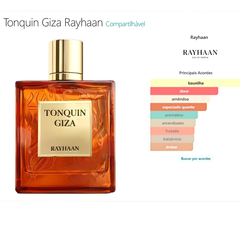 Perfume Árabe Tonquin Giza Rayhaan 100ml EDP Unissex