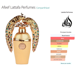 Perfume Árabe Afeef Lattafa 100ml Eau De Parfum Unissex